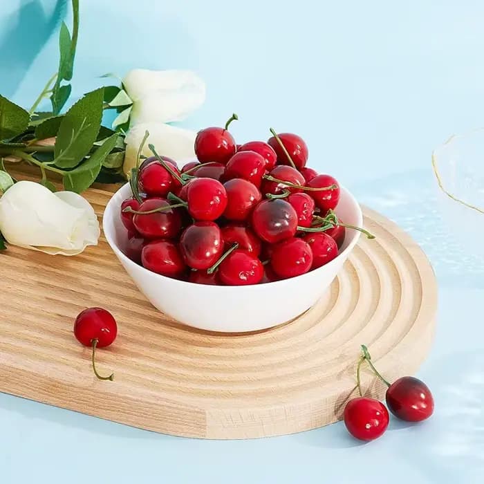 20 pièces de fruits et légumes artificiels multicolores