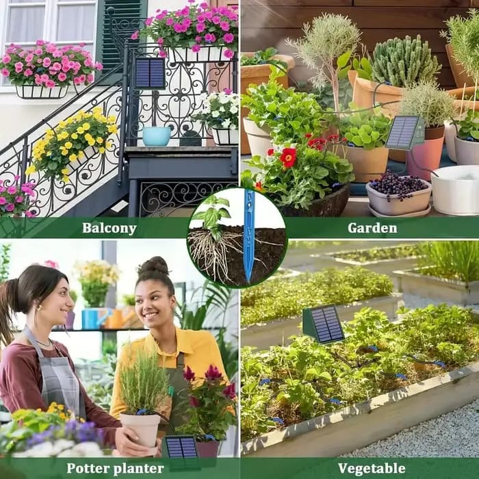 Système d'irrigation goutte-à-goutte automatique à énergie solaire