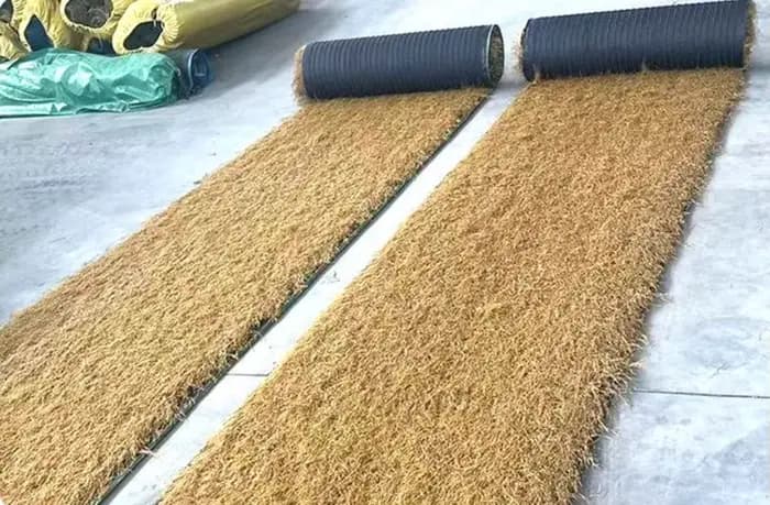 10-20 mètres chaume artificielle poilu paille toit tapis décoratif en plastique ferme pavillon chez l'habitant en bois
