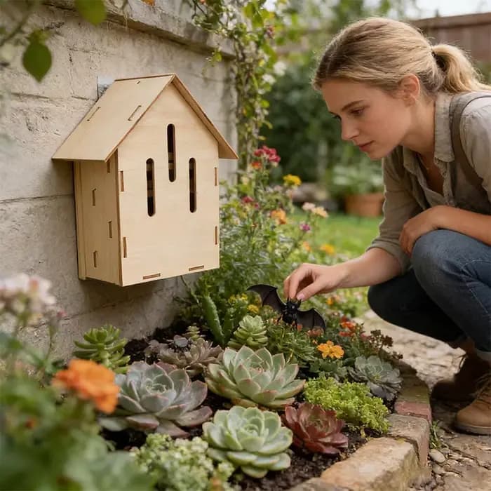 Nichoir en bois DIY pour insectes