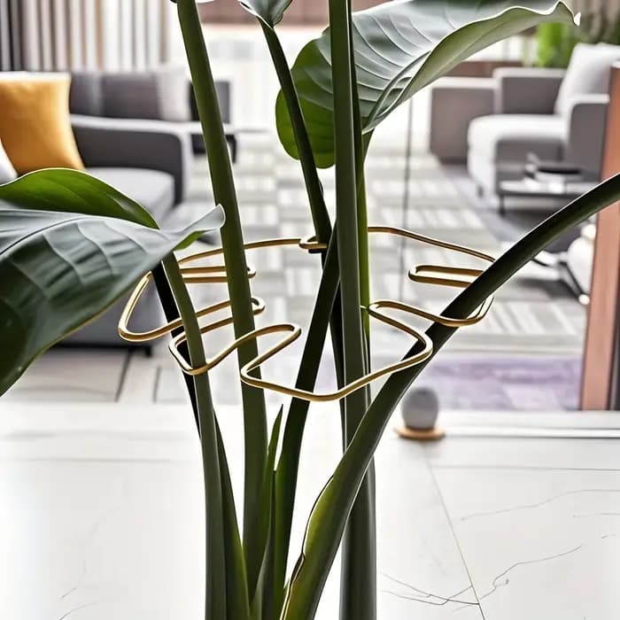 Système de support Monstera robuste – Entraîneur de plantes grimpantes en métal