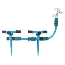 Arroseur bleu pour jardin