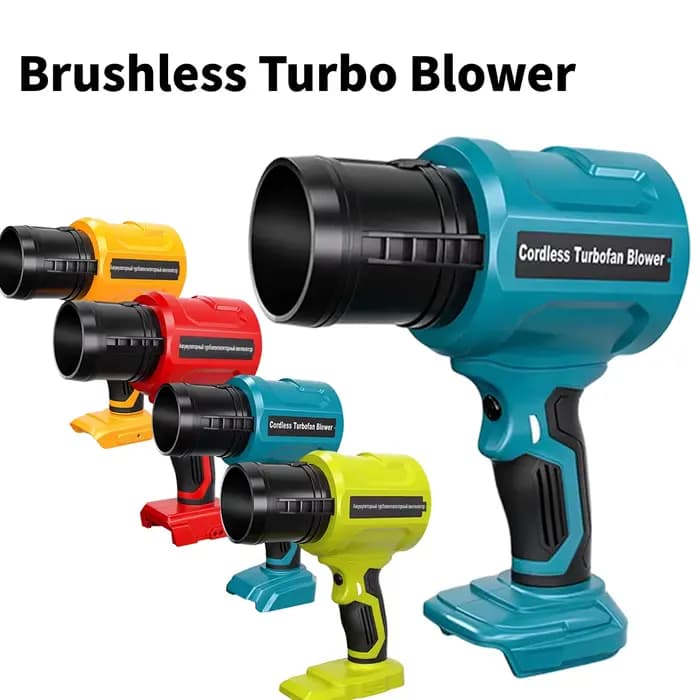 Souffleur turbo sans balais pour batterie Li-ion 18 V Makita/Dewalt/Milwaukee/Bosch/Ryobi
