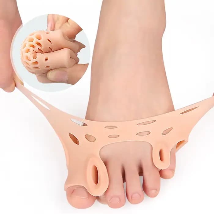 Semelle intérieure Big Foot Sophia Orth4WD, coussretours en gel pour l'avant-pied Hallux Valgus Parker, absorption des chocs, coussin de massage pour l'avant-pied, séparateur, 1 paire