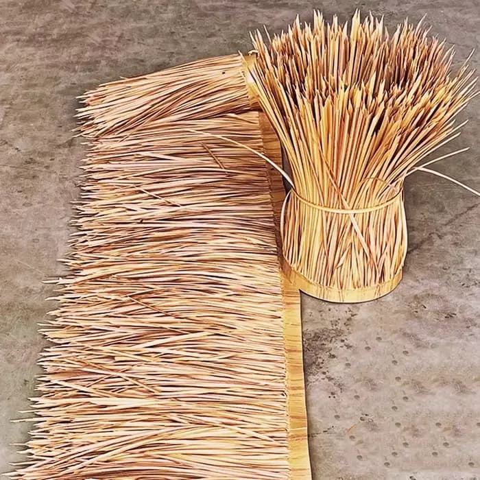 Loquet de toit en paille mexicain artificielle de 10 m pour couvertures de jardin et de patio : simulé