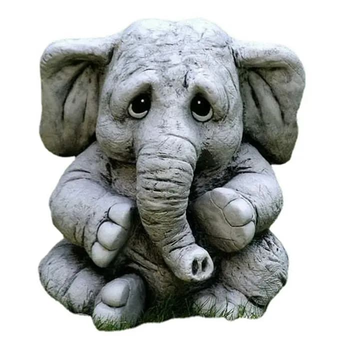 Statues d'éléphant de jardin