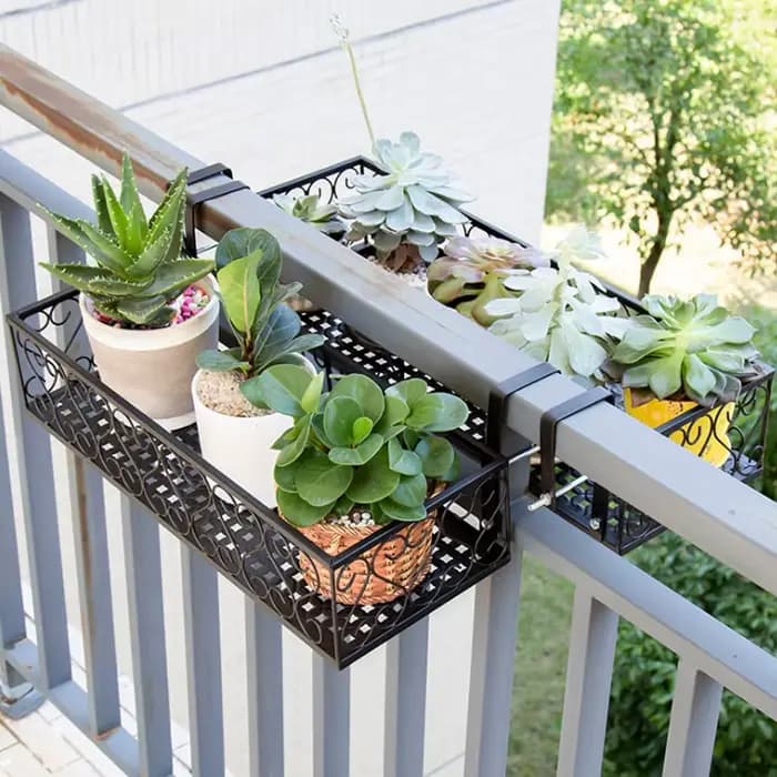 Étagère à fleurs T1 pour balcon