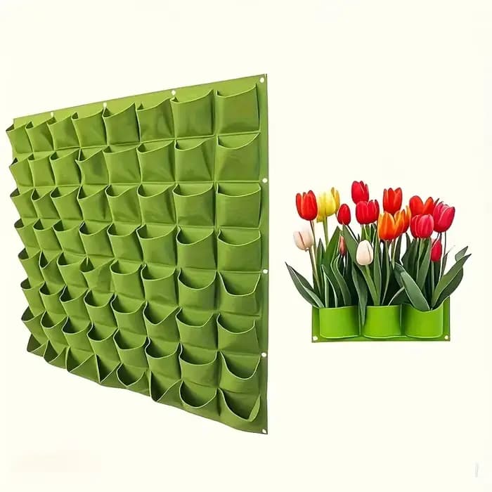 Jardinière de jardin verticale à 18 poches