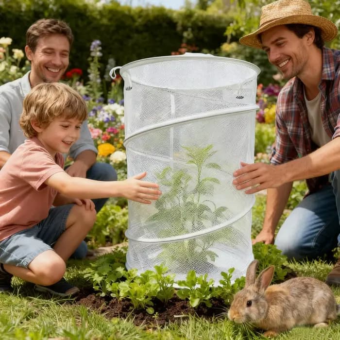 Protection de plantes de jardin réutilisable : Housse