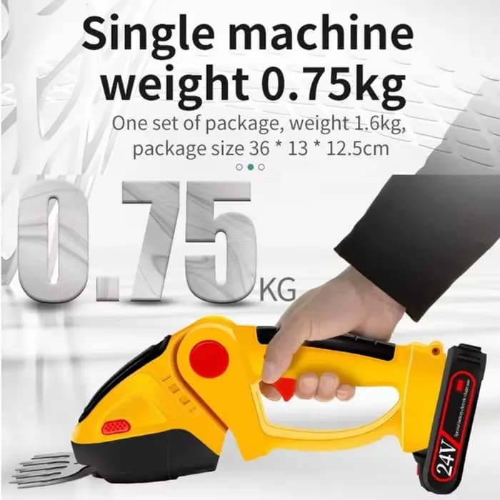 A2Ud Battery Haid Trimmer Coumle électrique Coupe haie Coumlement à main sans fil coupe-coiffure Herbe Arbuste
