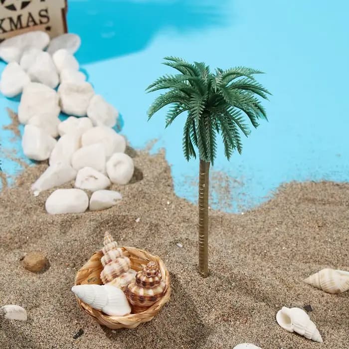 Pots de plantes miniatures en plastique