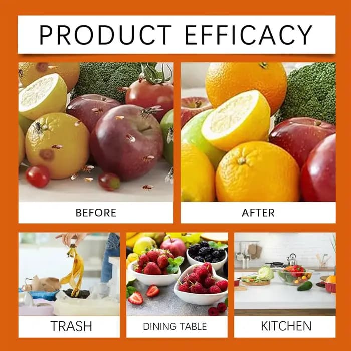 Spray pour mouches de fruits de cuisine