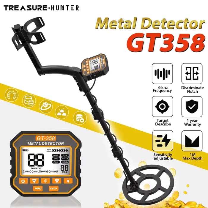 Treasure Hunter – détecteur de métaux GT358