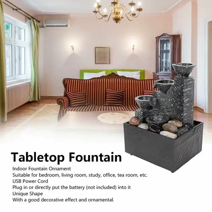 Fontaine d'intérieur, ornement de table