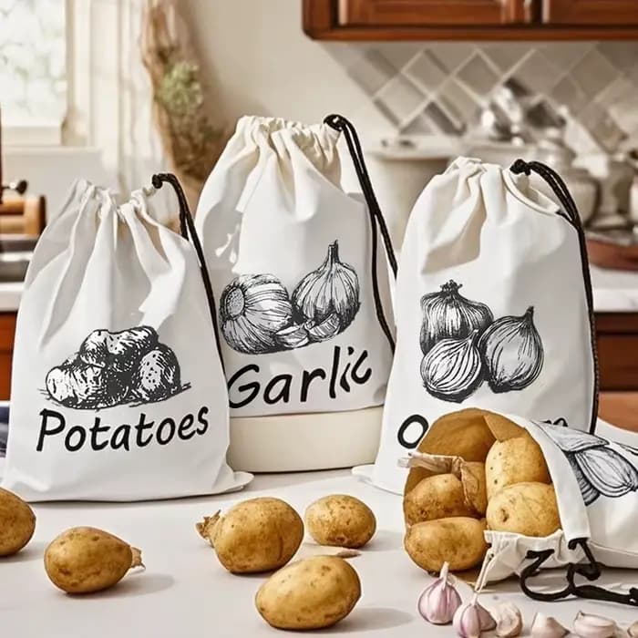 Sac de rangement pour pommes de terre