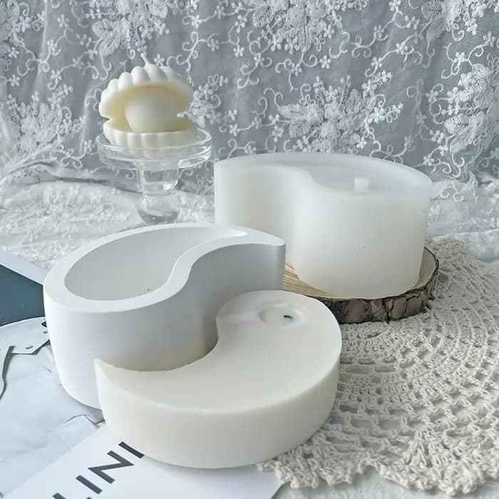 Moules à béton en silicone pour pot de fleur