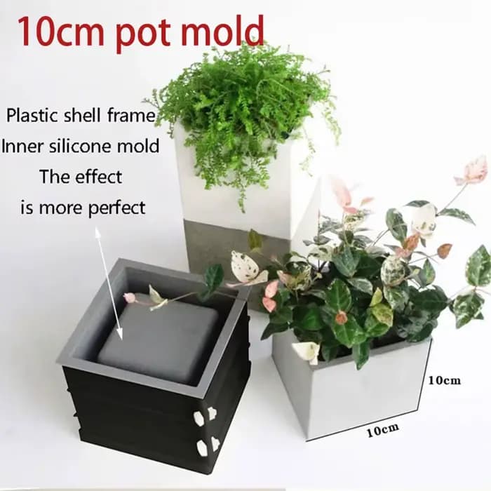 Pot de plante en ciment
