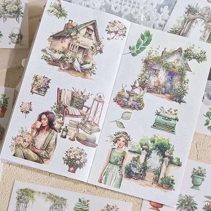 Autocollants pour journal de jardin