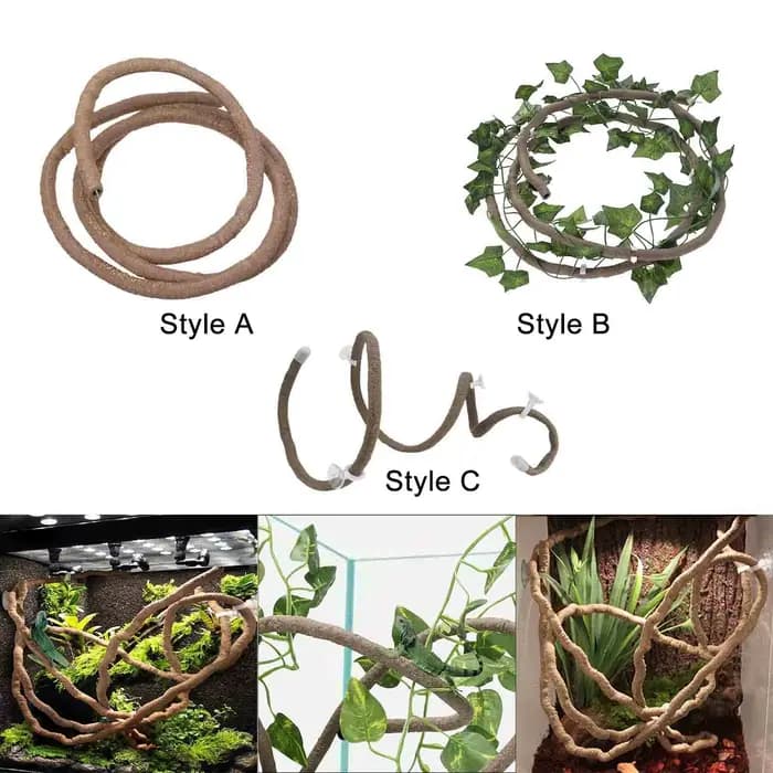 Végétation artificielle pour terrarium