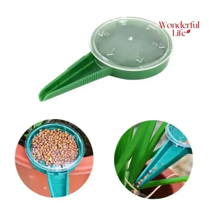 Multifonction lant semoir fichier réglable planteur à main distributeur de semis accessoire fleur herbe plante