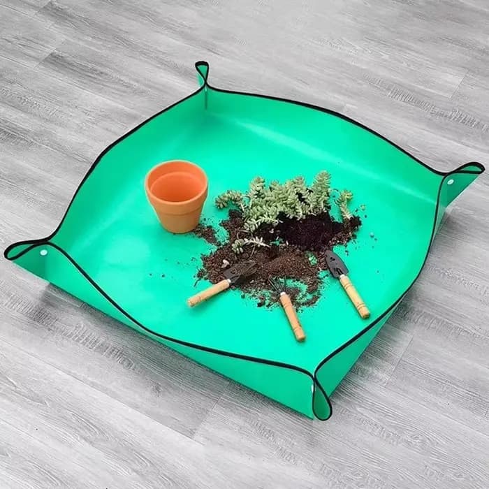Tapis de jardinage imperméable pour repotage
