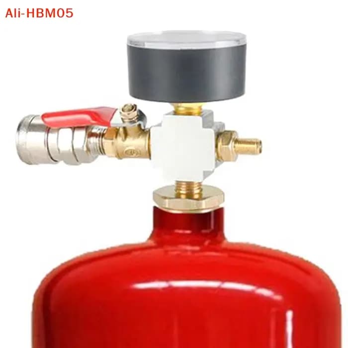 (HB05) Adaptateur de pression pour petit réservoir d'air, pompe à air de conversion pour extincteur, accessoires de compresseur d'air portable