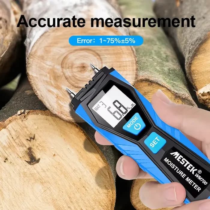 Testeur d'humidité numérique professionnel de type broche