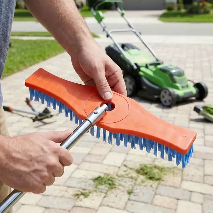 Brosse à fil pour désherbage universelle résistante à l'usure pour terrasse