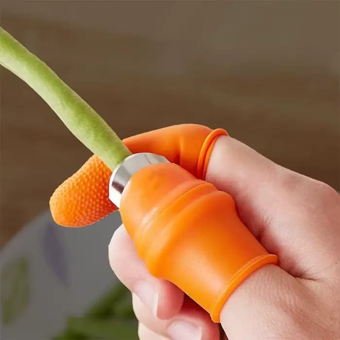Couteau de jardinage à doigt pour la cueillette des légumes, outil de récolte portable pour fruits, haricots, piments, ferme et jardin
