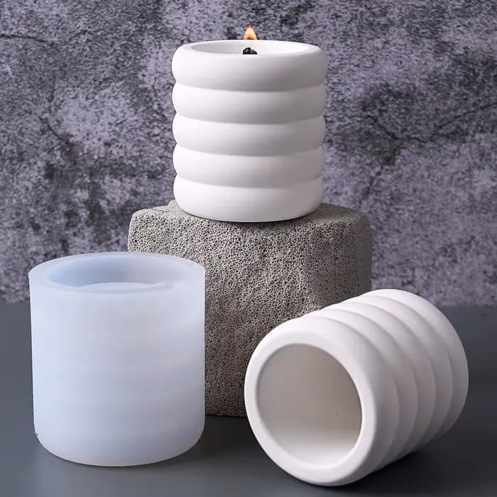 Pot à anneaux cylindriques en Silicone