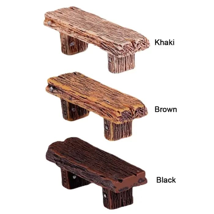 Mini Banc de Parc en Bois