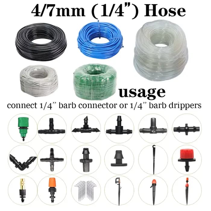Tuyau d'irrigation en PVC transparent