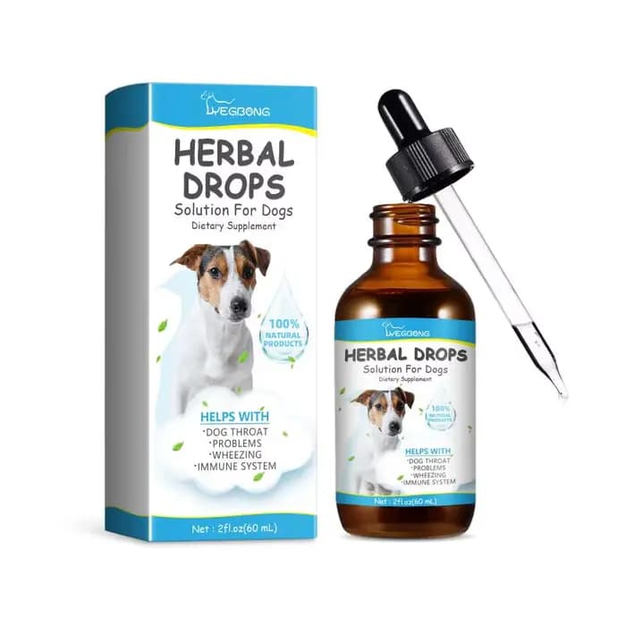 Yegbong Gouttes Herbales Apaisantes pour la Toux des Animaux – Soulagement
