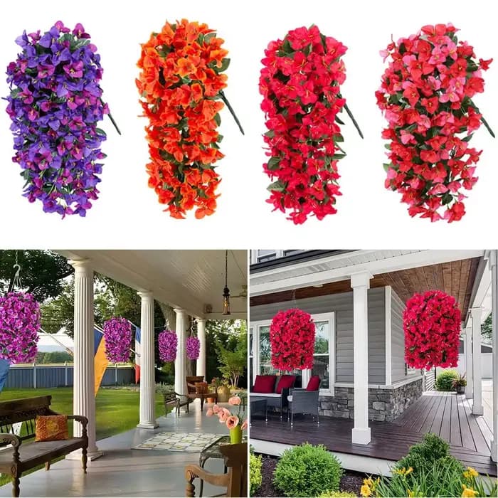 Bougainvilliers artificiels réalistes résistants aux UV