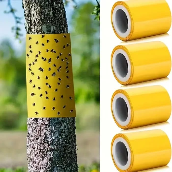 1 rouleau de ruban adhésif Double face pour barrière contre les insectes