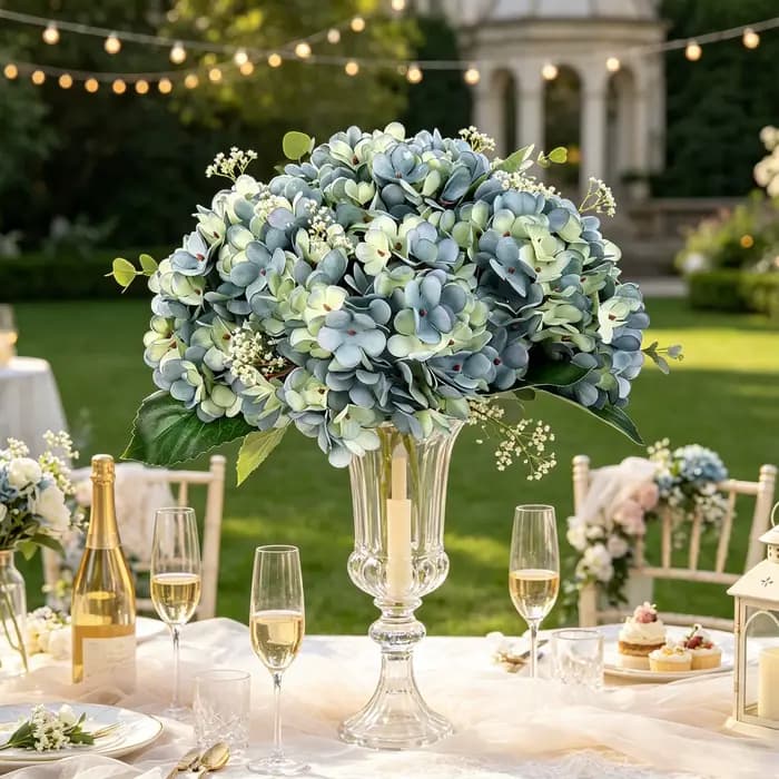 Fleur d'hortensia artificielle pour la maison