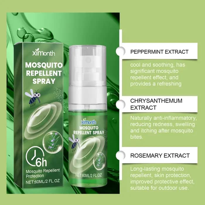 Spray anti-moustiques, spray liquide répulsif contre les moustiques