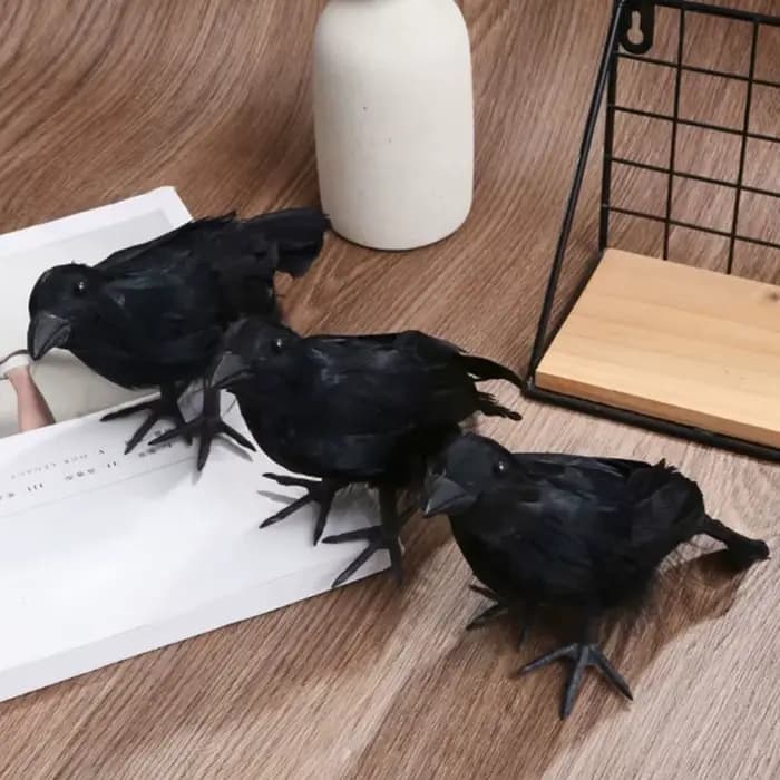 Simulation de corbeau noir
