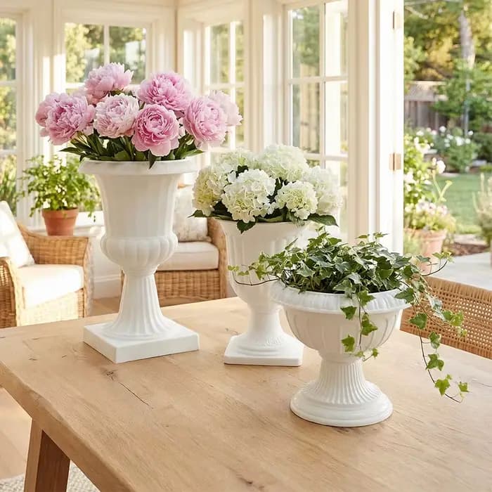 Vases en plastique créatifs pour plantes