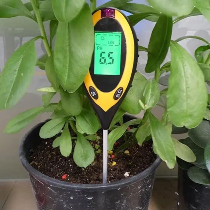 Testeur de sol professionnel 4 en 1 avec écran LCD