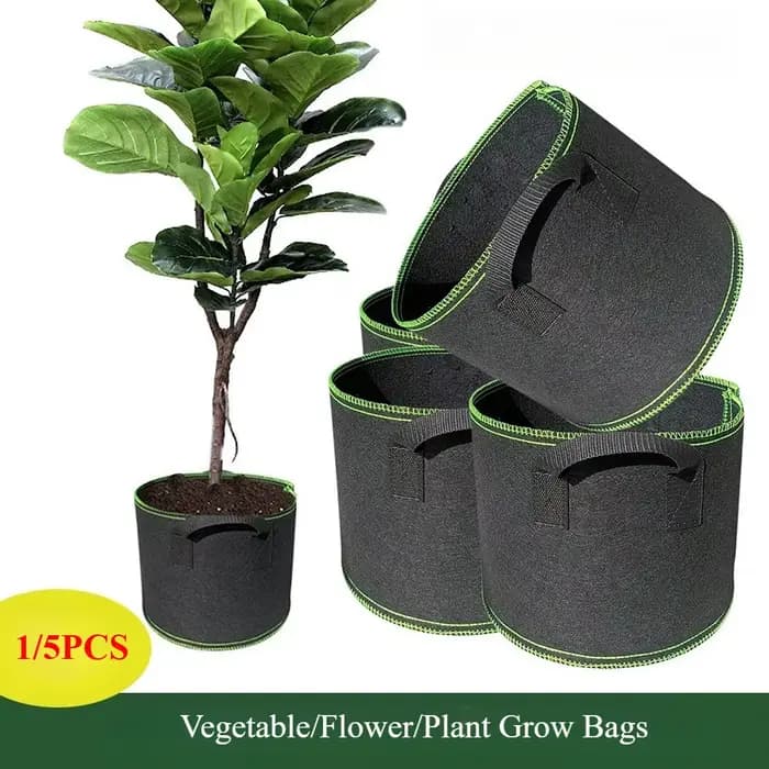 Pots de plantes en tissu