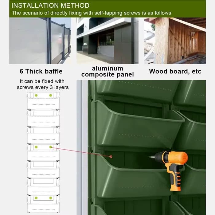 Pot de fleur mural suspendu pour plantes de jardin