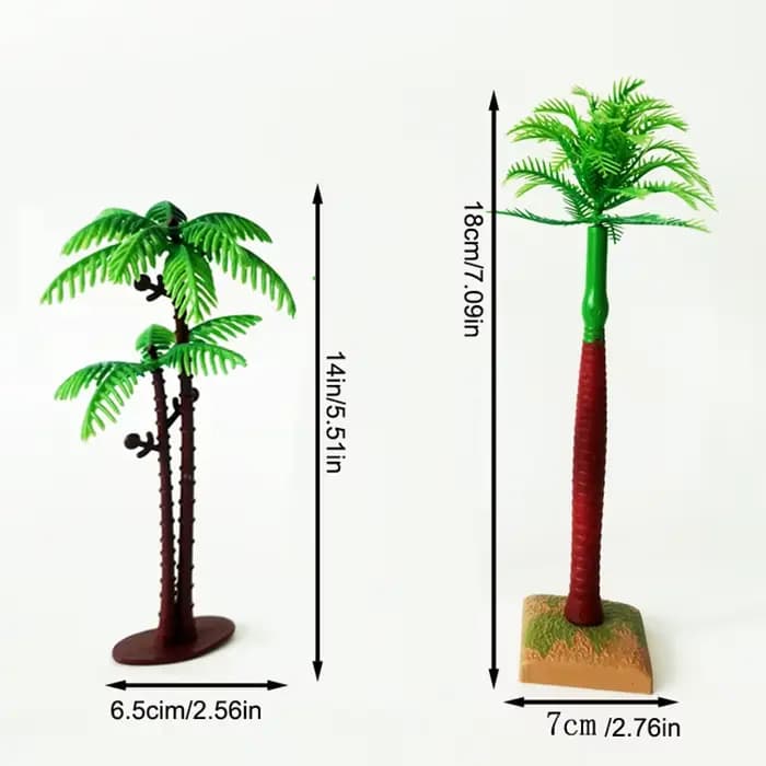 Modèle de simulation de palmier tropical