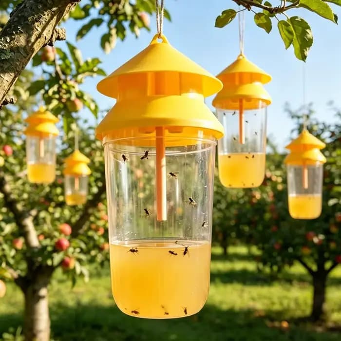 Piège à mouches à fruits liquide
