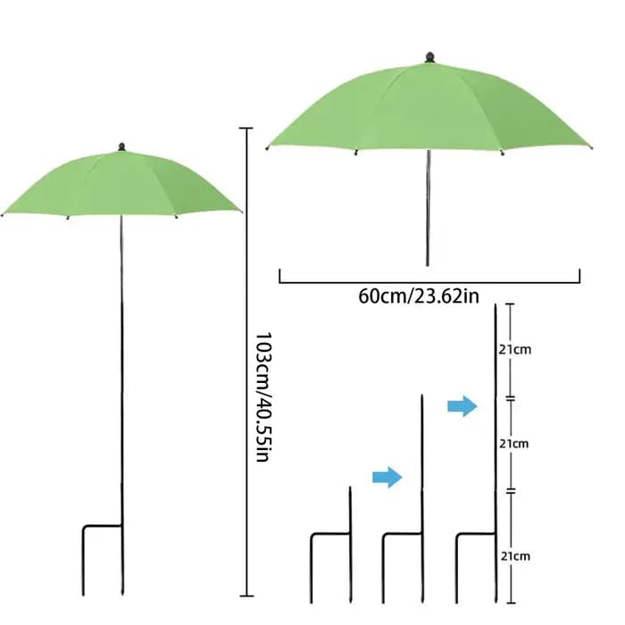 Parapluie pour plantes d'extérieur d'été