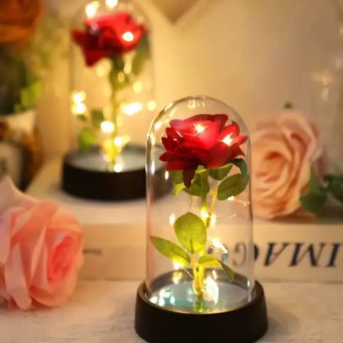 Rose éternelle, cadeau d'anniversaire de mariage