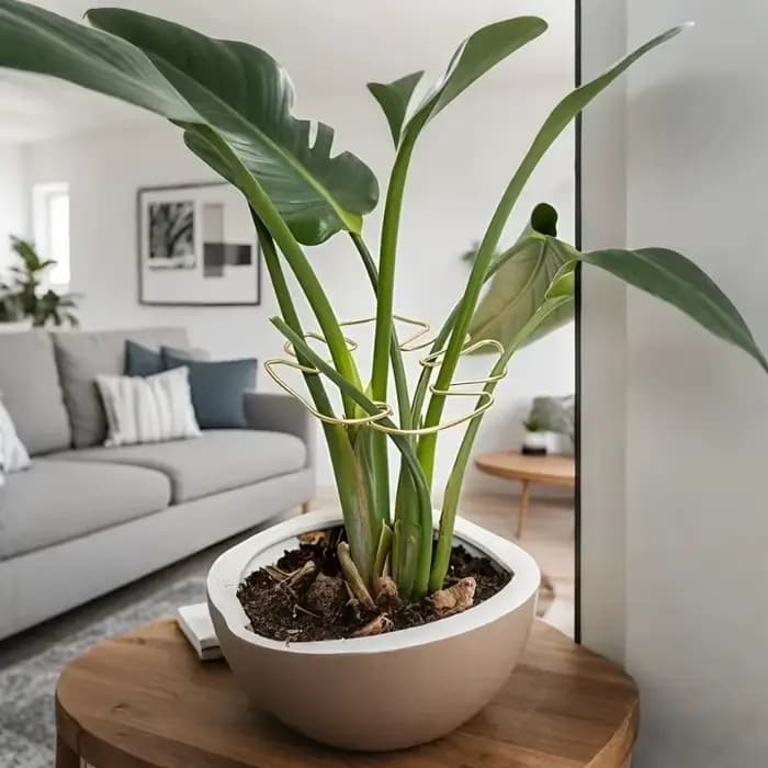 Grand cadre de Support pour plantes Monstera