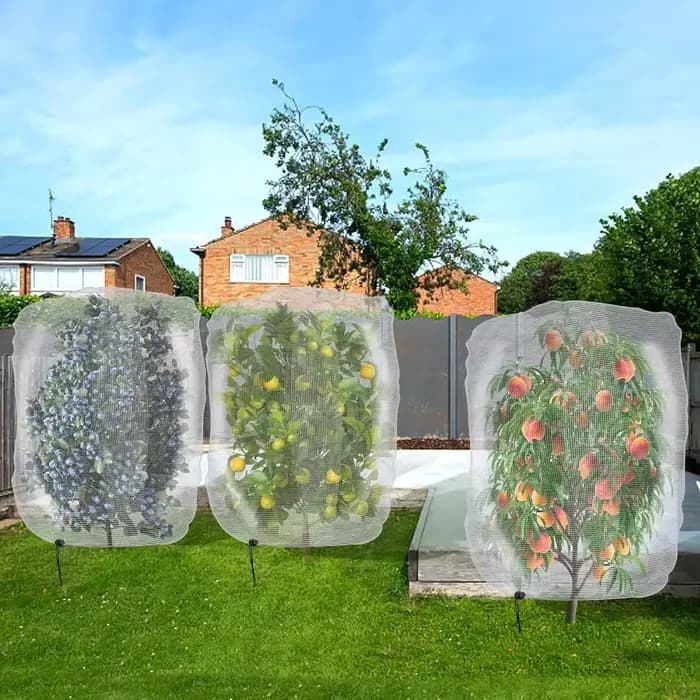 Couverture de filet anti-insectes pour arbres fruitiers