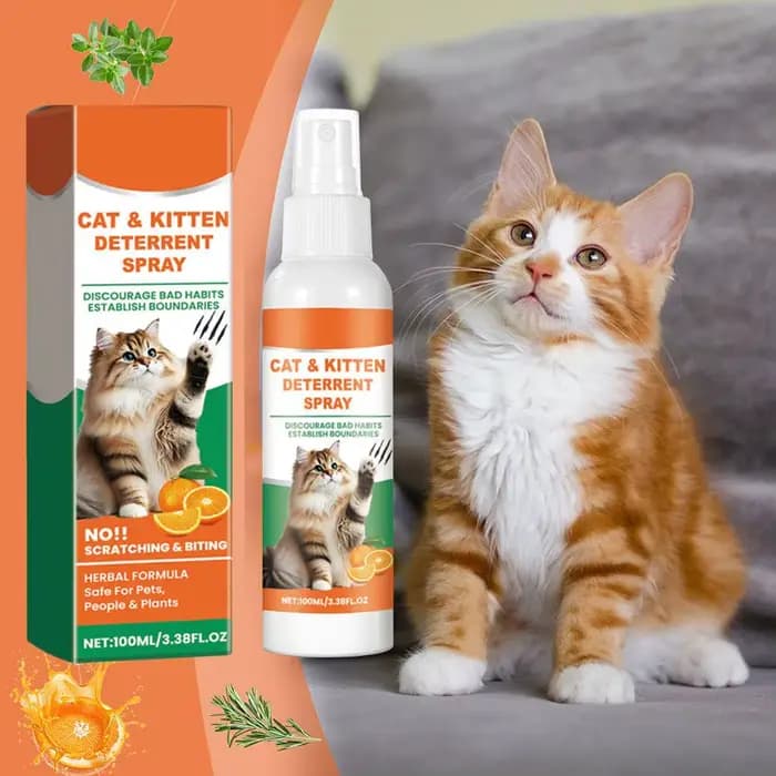 Spray répulsif pour chat