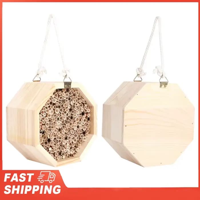 Maison d'abeilles d'insectes en bois